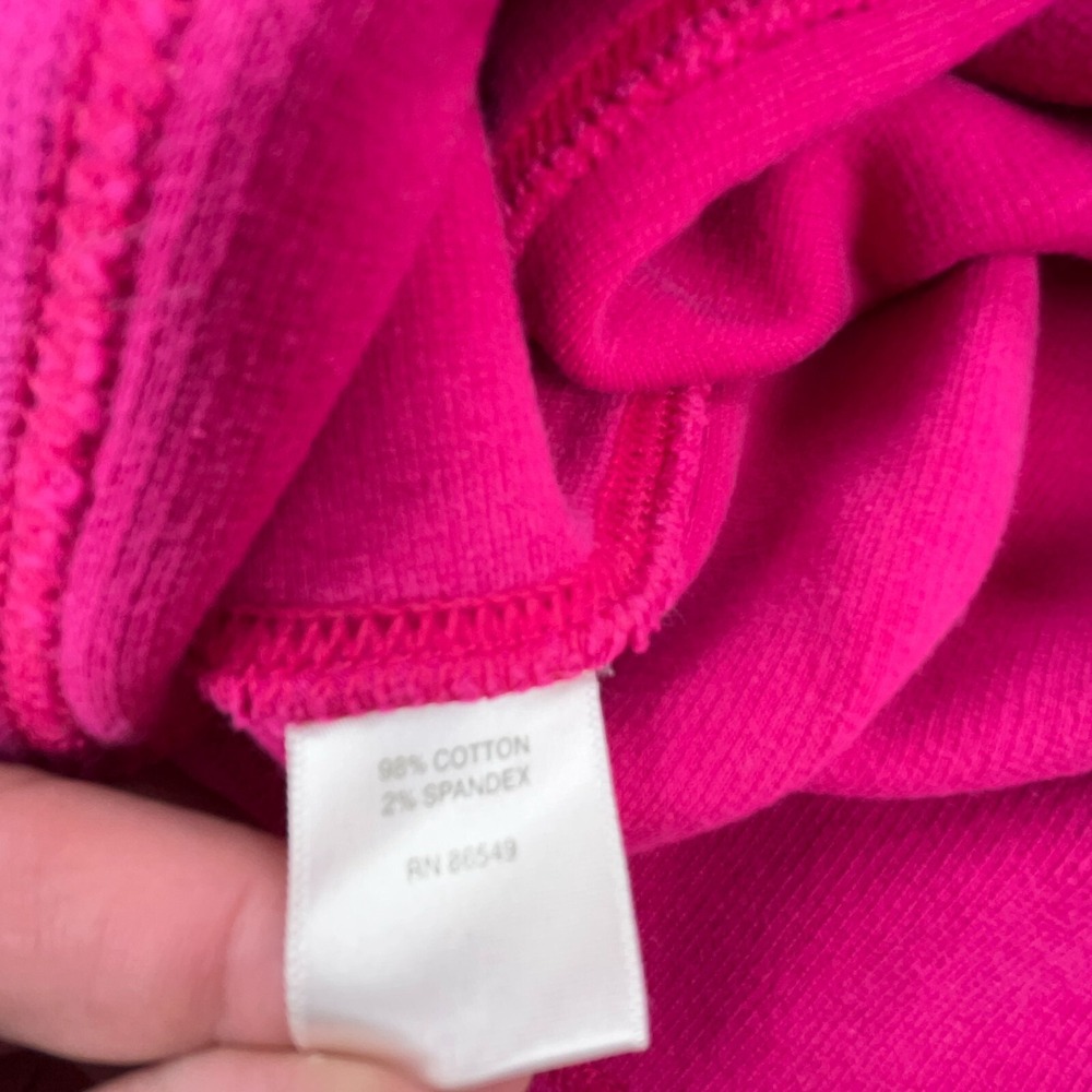 Tommy Bahama Sweater Women XS Pink Knit Sweatshirt Quarter Zip Pull Over Ladies* - Picture 5 of 10